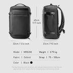 Aegis Fortress: All-Weather 38L Multi-Compartment Backpack For Travel
