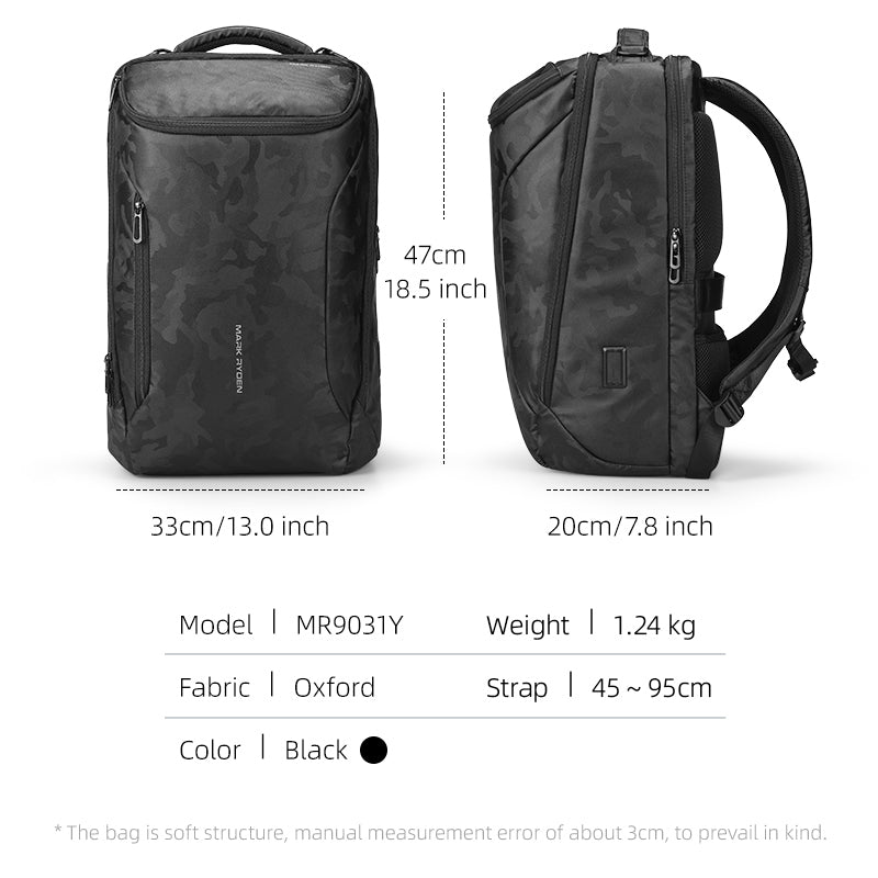 Compacto Pro I: 30L Tactical Commuter Backpack for the Urban Hustle