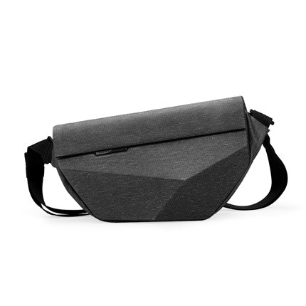 Facettes de diamant : sac à bandoulière rigide de grande capacité, étanche et résistant aux rayures 