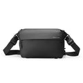 Mark Ryden black waterproof messenger bag with YKK zipper