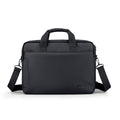 MarkRyden Classic IV black commuter briefcase with handles & shoulder strap, fits 14/15.6" laptops
