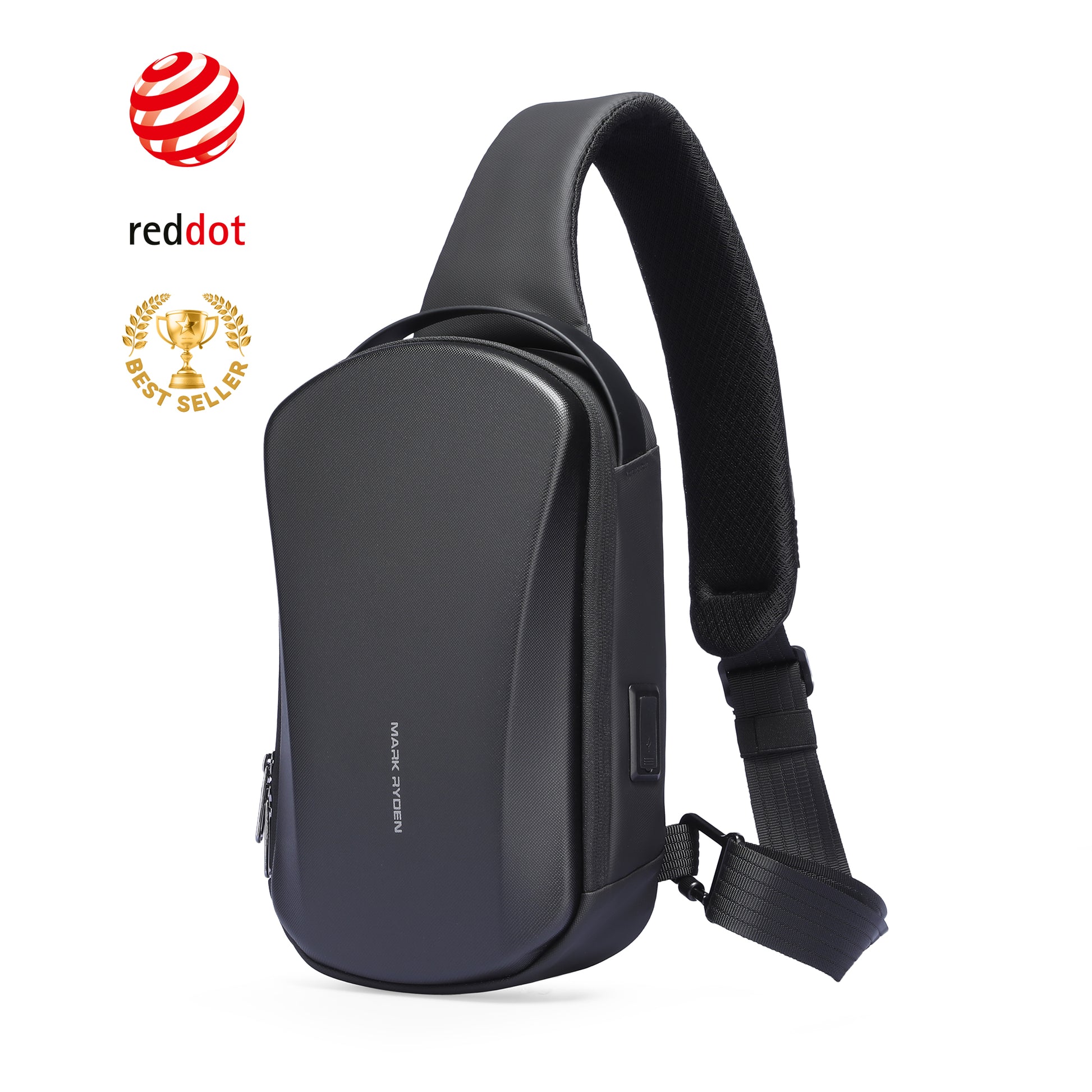 The Ratio Arc Mini : Première campagne Kickstarter de MarkRyden - Sac à bandoulière imperméable à coque rigide 