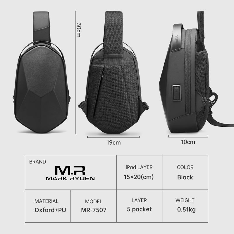 RHOMBUS F_MR7507 - Mark Ryden crossbody bag Details - Sizing 1