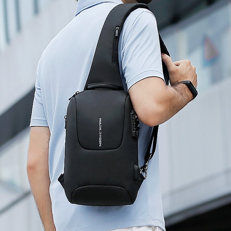 Mini Bastion - L_MR7039 Mark Ryden crossbody bag modeling view