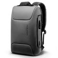 MarkRydenGlobal gray anti-theft laptop backpack with TSA lock