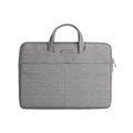 Gray business laptop bag 13.3-15.6 inch with handle & front pocket | Mark Ryden Global